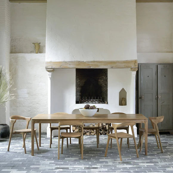 Ethnicraft Bok Dining Table and Chairs in Oak
