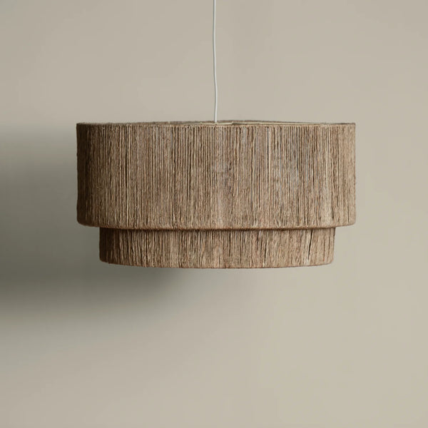 2-Tier Jute Pendant