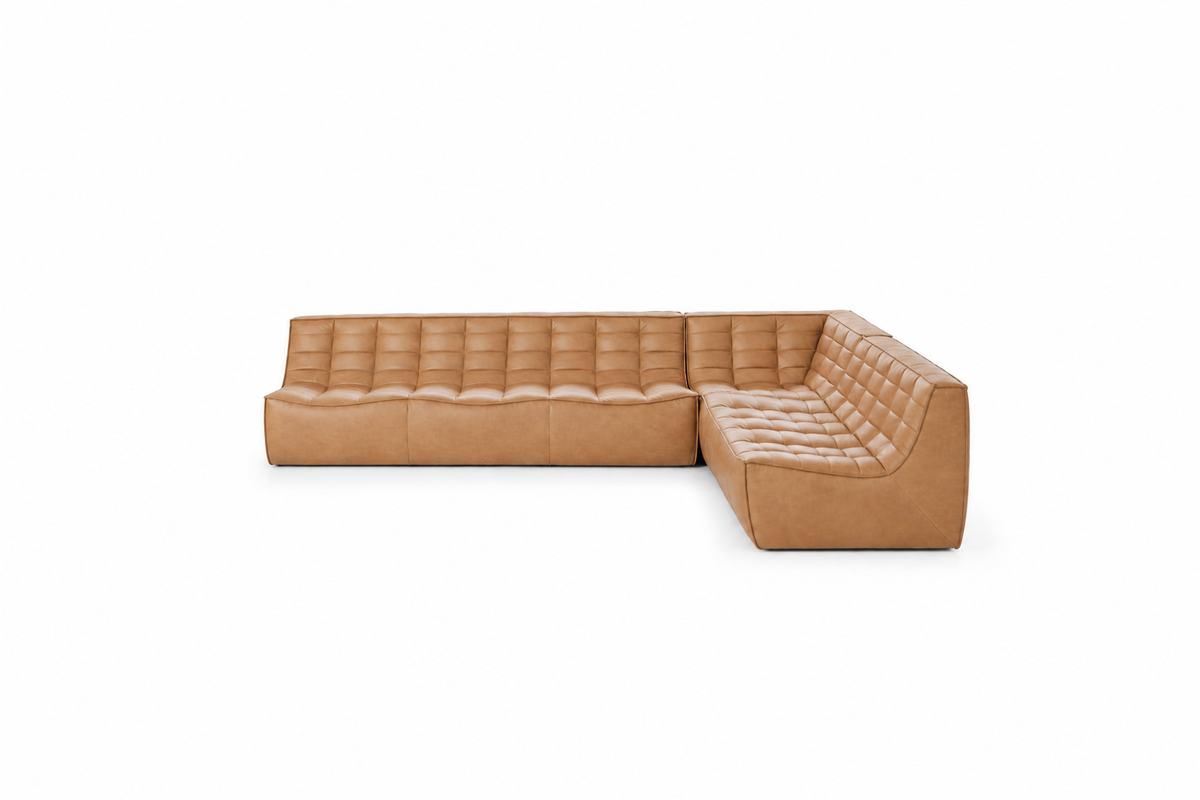 N701 Modular Sofa Sectional - Old Saddle Leather