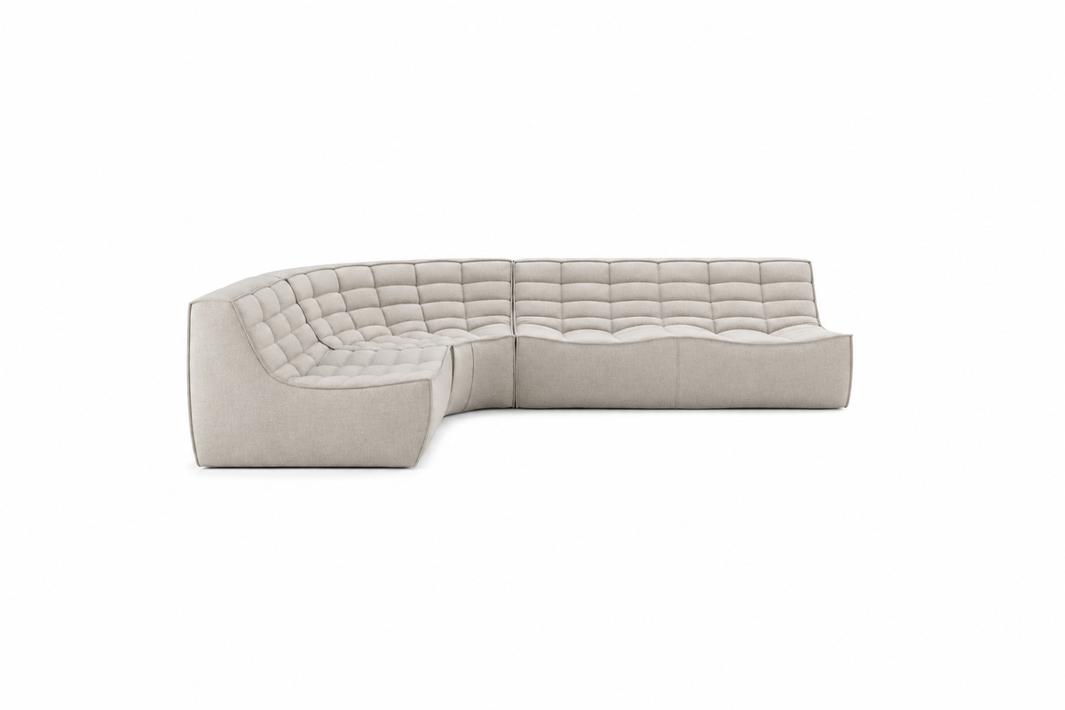 N701 Modular Sectional - Beige Fabric
