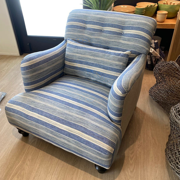 Acacia Chair - Chatham Blue Stripe