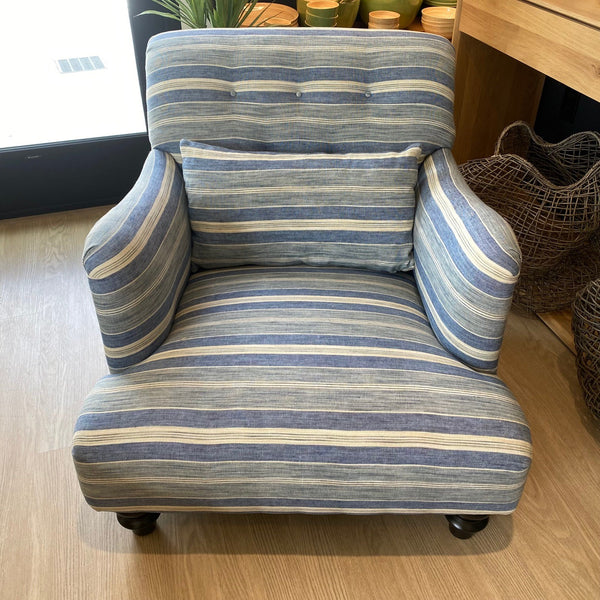 Acacia Chair - Chatham Blue Stripe