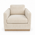 Allie Swivel Chair - Ivory