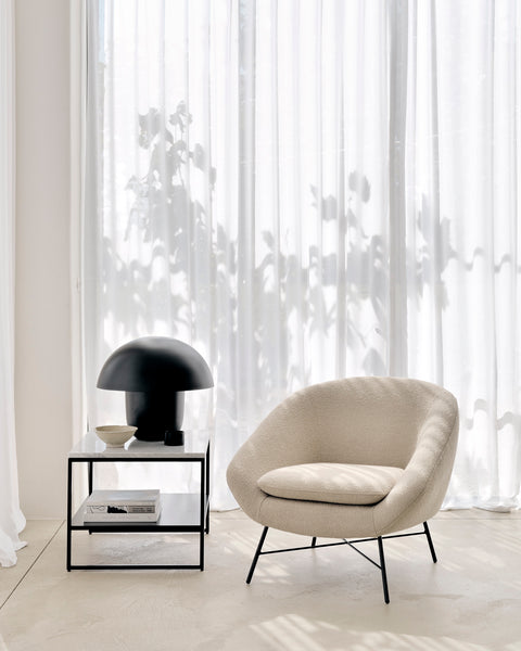 Barrow Lounge Chair - Off White