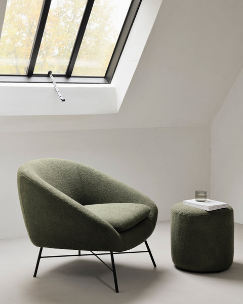 Barrow Pouf - Pine Green