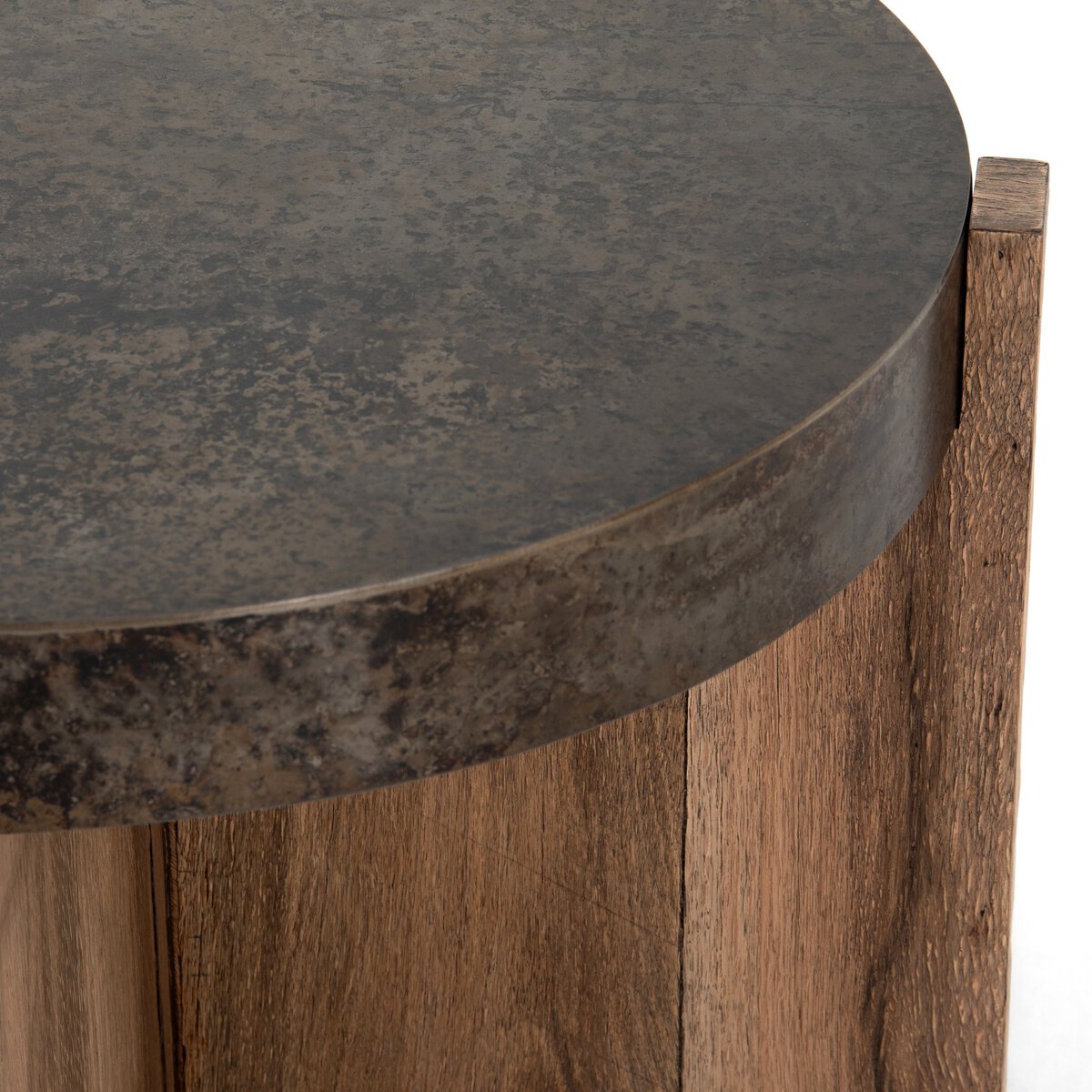 Beckham End Table - Distressed Iron