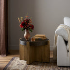 Beckham End Table - Distressed Iron