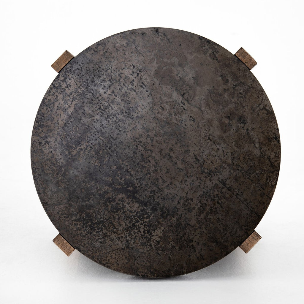 Beckham End Table - Distressed Iron