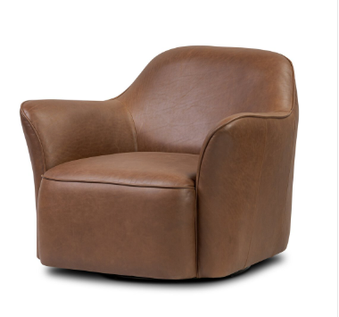 Bella Swivel Chair - Dulane Mahogany