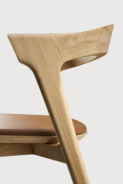 Bok Dining Chair - Oak/ Cognac Leather