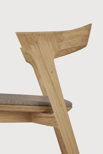 Bok Dining Chair - Oak/ Grey Fabric