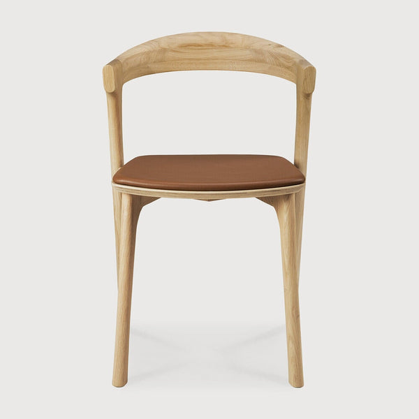 Bok Dining Chair - Oak/ Cognac Leather