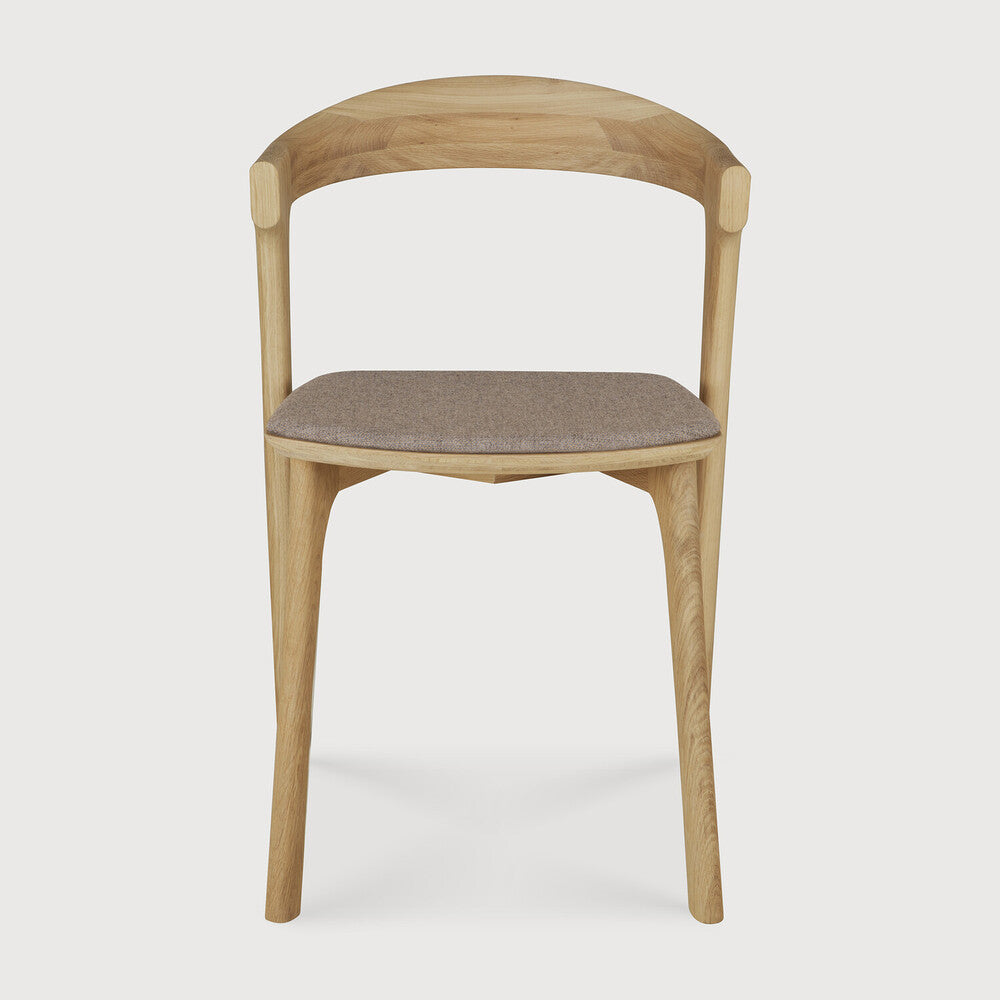 Bok Dining Chair - Oak/ Grey Fabric