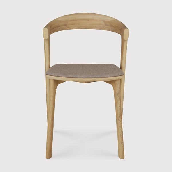 Bok Dining Chair - Oak/ Grey Fabric