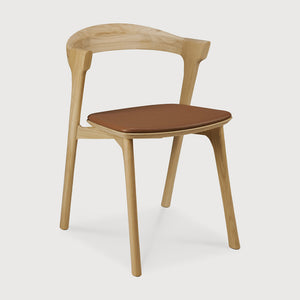 Bok Dining Chair - Oak/ Cognac Leather