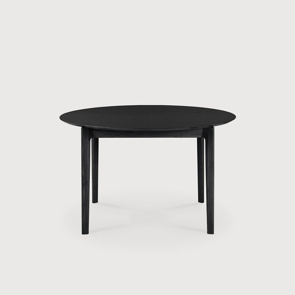 Bok Extendable Dining Table - Round - Oak Black