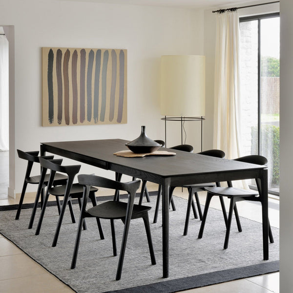 Bok Extendable Dining Table - Rectangle - Oak Black