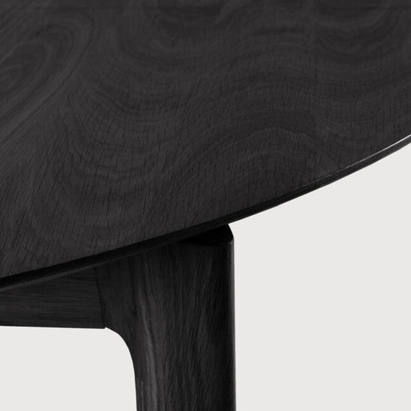 Bok Extendable Dining Table - Round - Oak Black