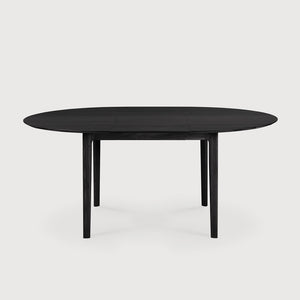 Bok Extendable Dining Table - Round - Oak Black