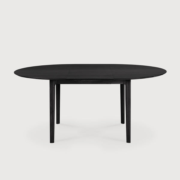 Bok Extendable Dining Table - Round - Oak Black