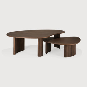 Boomerang Coffee Table - Teak Brown