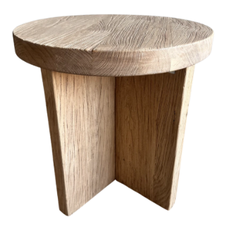 Cameron 20" Side Table - Reclaimed Elm