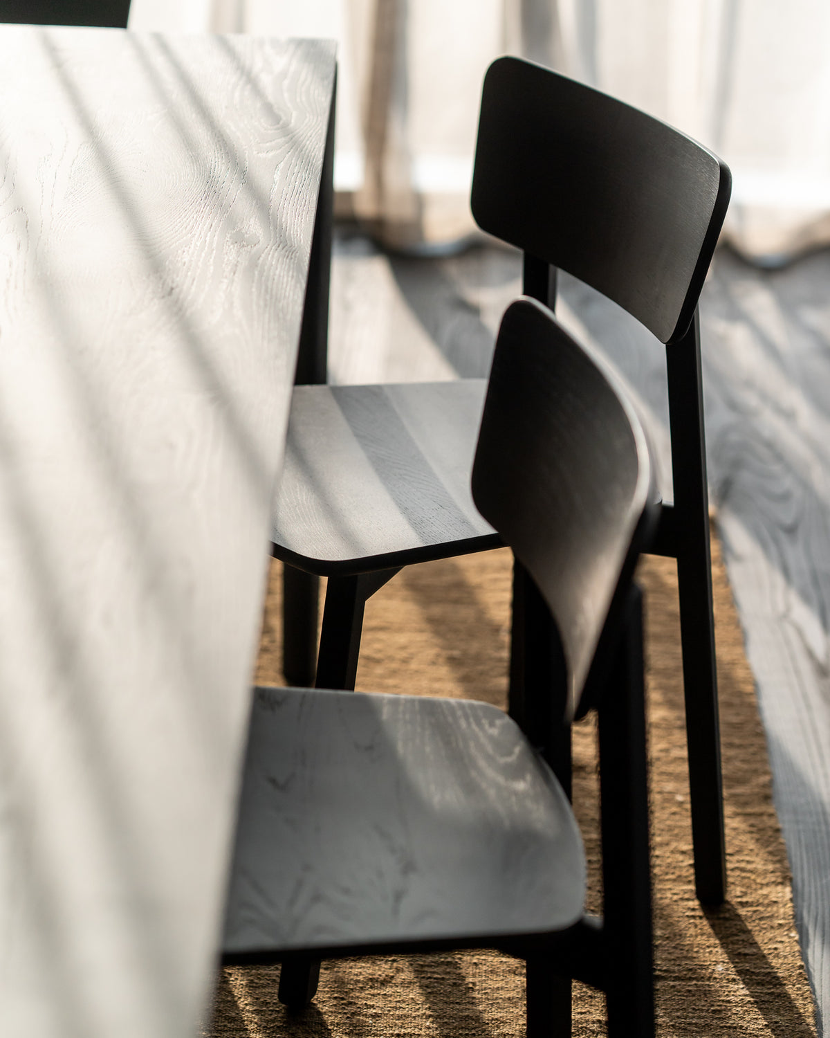 Casale Dining Chair - Oak Black