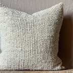 Cetara Pillow: Ecru