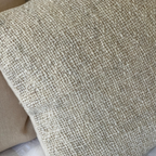 Cetara Pillow: Ecru