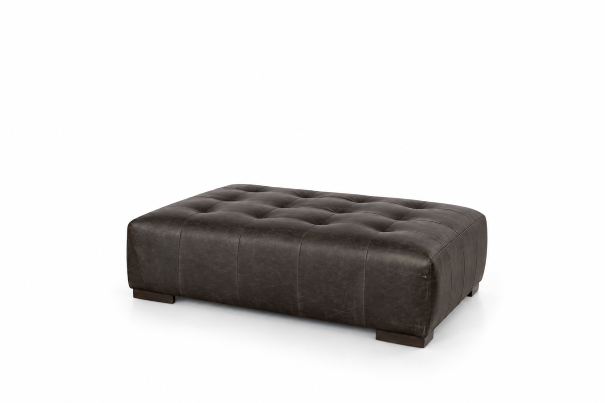 Arden Ottoman - Indiana Charcoal