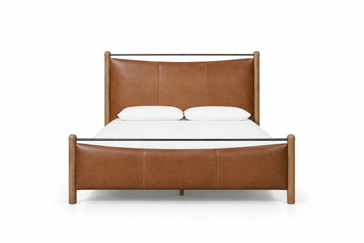 Daren Queen Bed - Sonoma Chestnutt