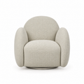 Chloe Club Swivel Glider - Eco Linen II