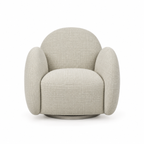 Chloe Club Swivel Glider - Eco Linen II