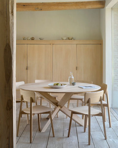 Circle Dining Table - Oak