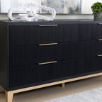 Clara Dresser - Onyx/Brass