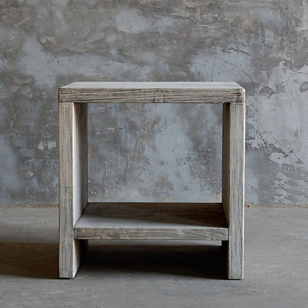 Reclaimed Elm Side Table