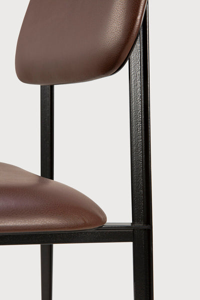 DC Dining Chair - Chocolate Leather