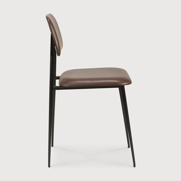 DC Dining Chair - Chocolate Leather