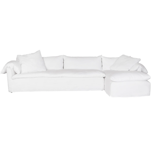 Donato 2pc Sectional (RAF) - Otis White