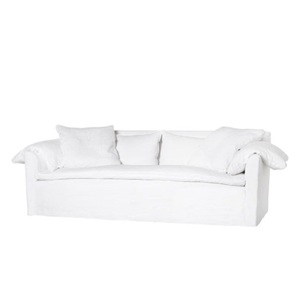 Donato 78in Sofa - Logan White