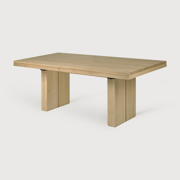 Double Extendable Dining Table - Oak