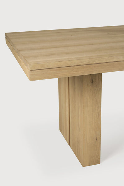 Double Extendable Dining Table - Oak