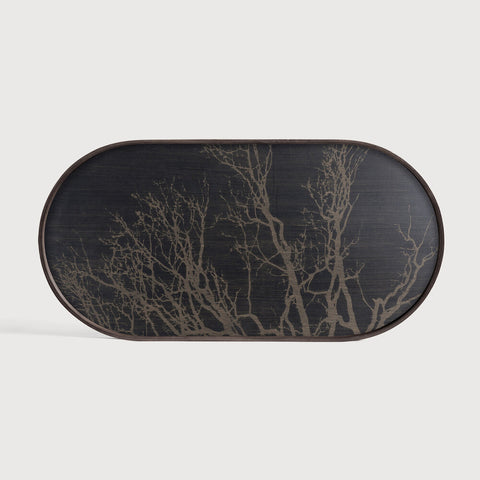 Tree Wooden Tray - Oblong