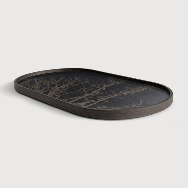 Tree Wooden Tray - Oblong