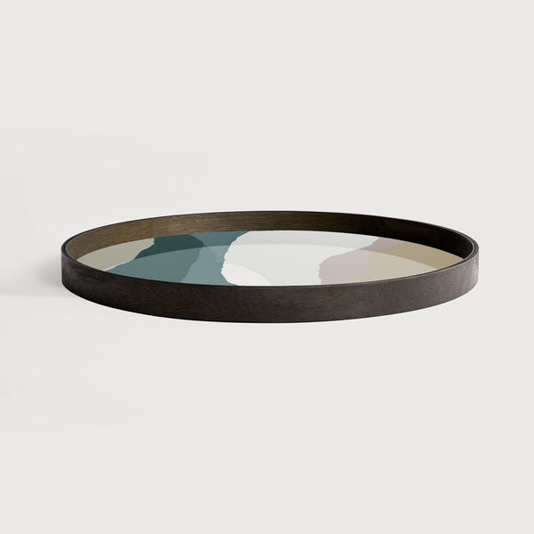 Wabi Sabi Glass Tray - Teal