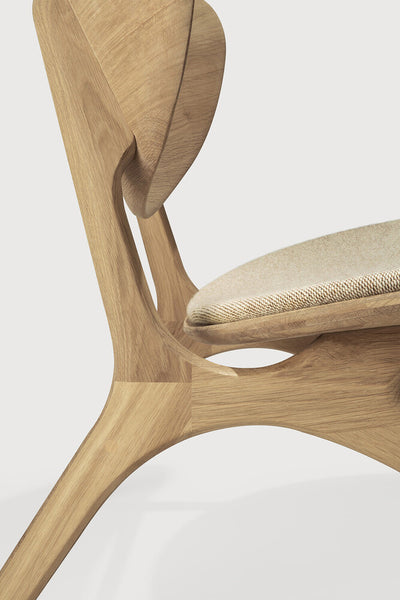 Eye Lounge Chair - Oak/ Off-White