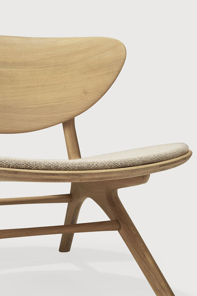 Eye Lounge Chair - Oak/ Off-White