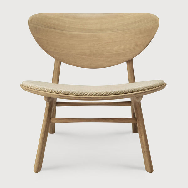 Eye Lounge Chair - Oak/ Off-White