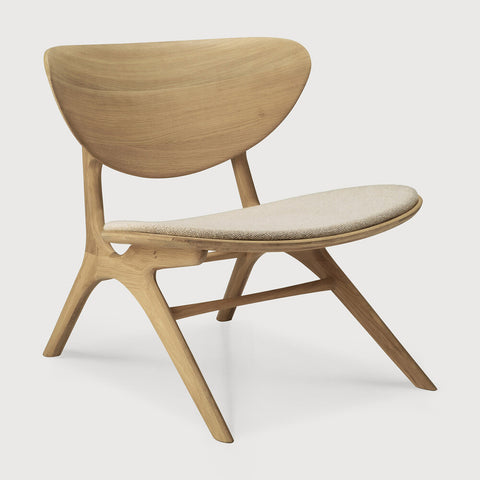 Eye Lounge Chair - Oak/ Off-White