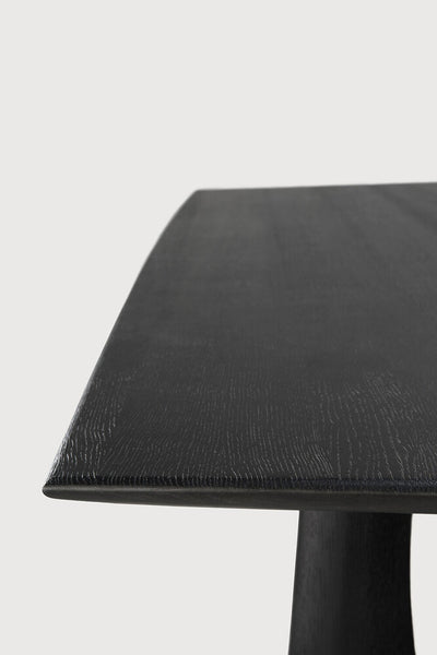 Geometric Dining Table - Oak Black